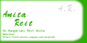 anita reit business card
